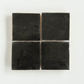 Tiles of Ezra Moroccan Zellige-BLACK-4x4 (Carton)