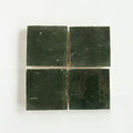 Tiles of Ezra Moroccan Zellige-DARK GREEN-4x4 (Carton)