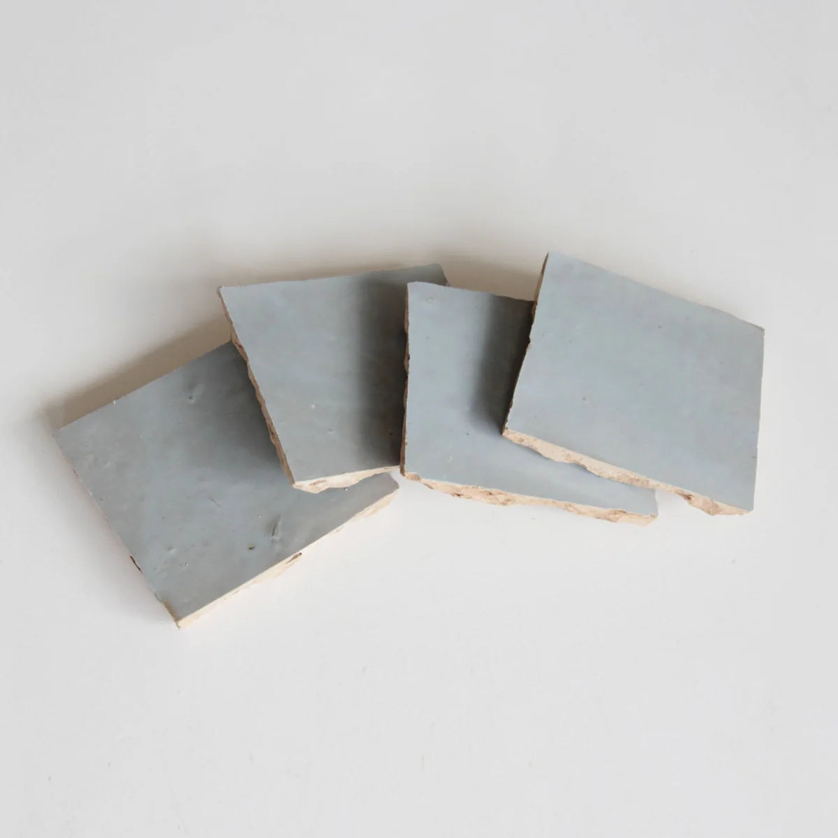 Tiles of Ezra Moroccan Zellige-DUCK EGG BLUE-4x4