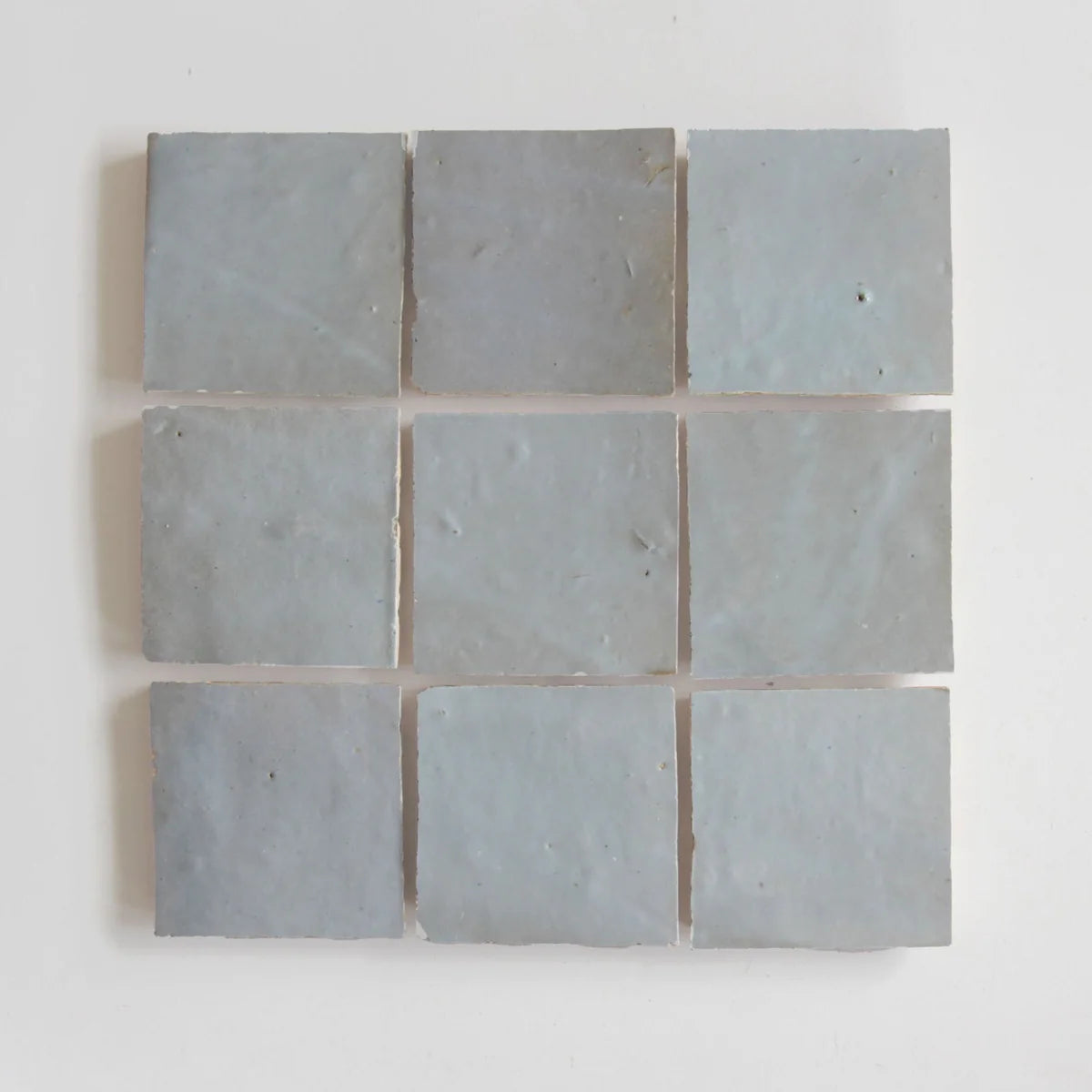 Tiles of Ezra Moroccan Zellige-DUCK EGG BLUE-4x4