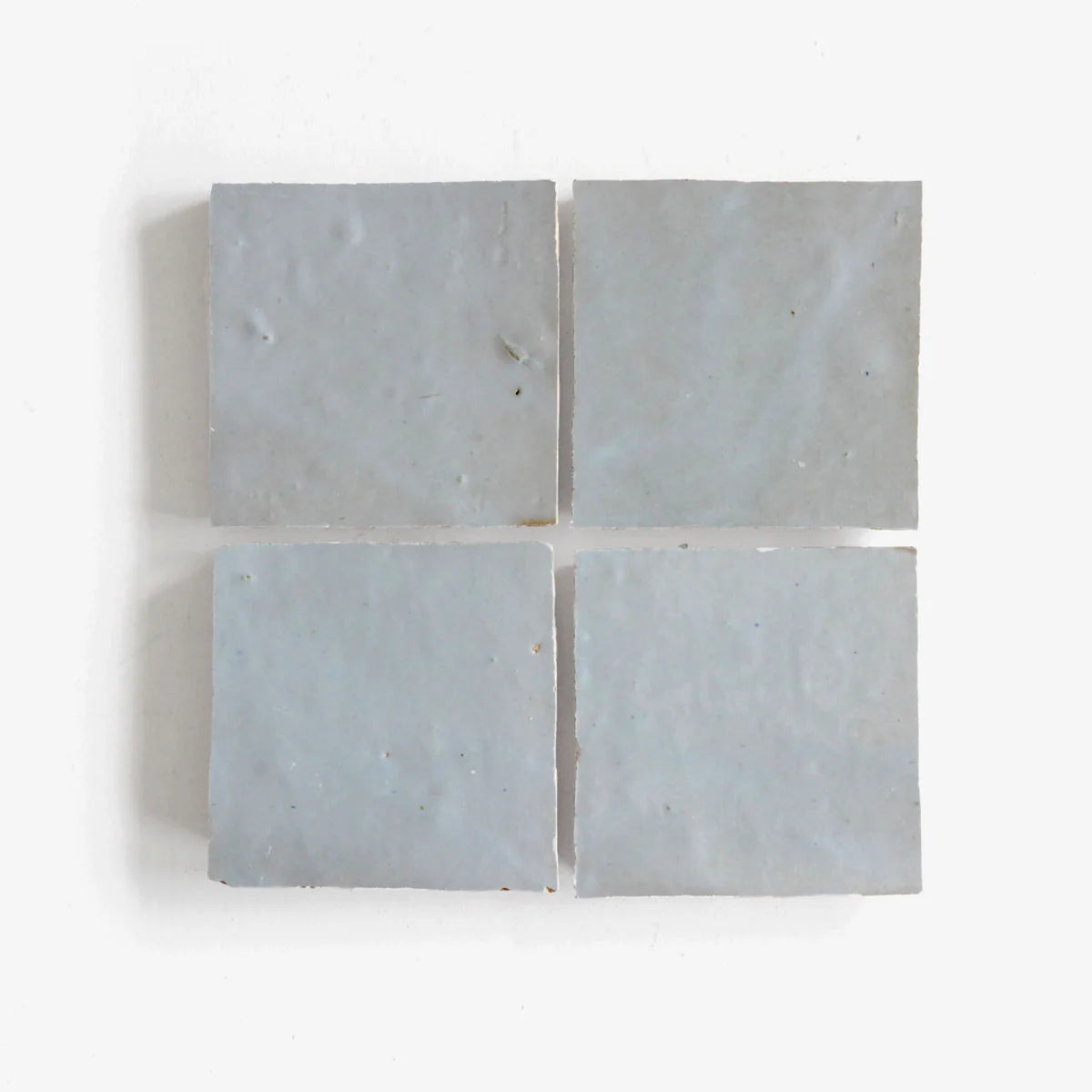 Tiles of Ezra Moroccan Zellige-DUCK EGG BLUE-4x4