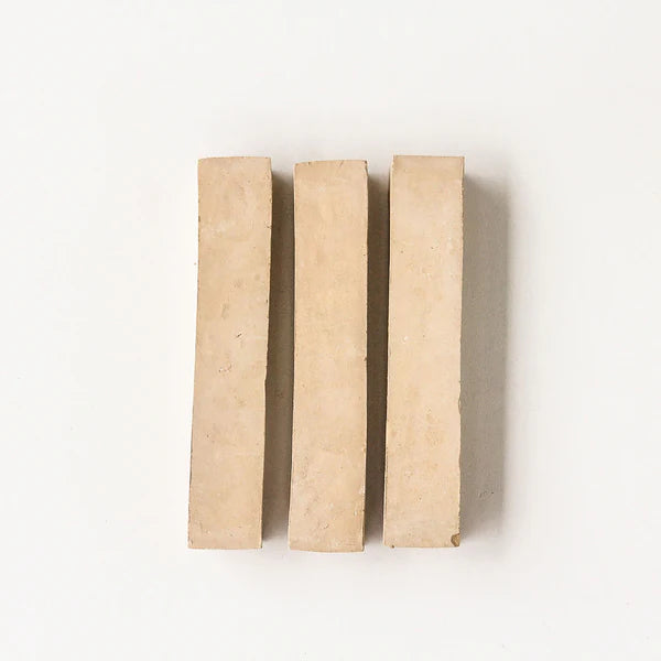 Tiles of Ezra Moroccan Zellige Skinny Bejmat-CLAY-6x1 (Carton)