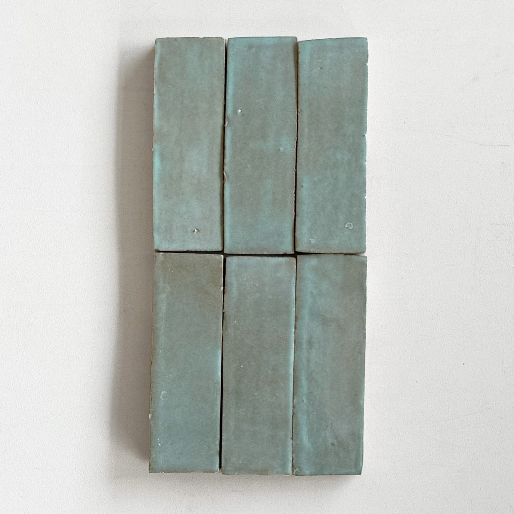 Tiles of Ezra Moroccan Zellige Thin Bejmat-MOSS-6x2 (Carton)