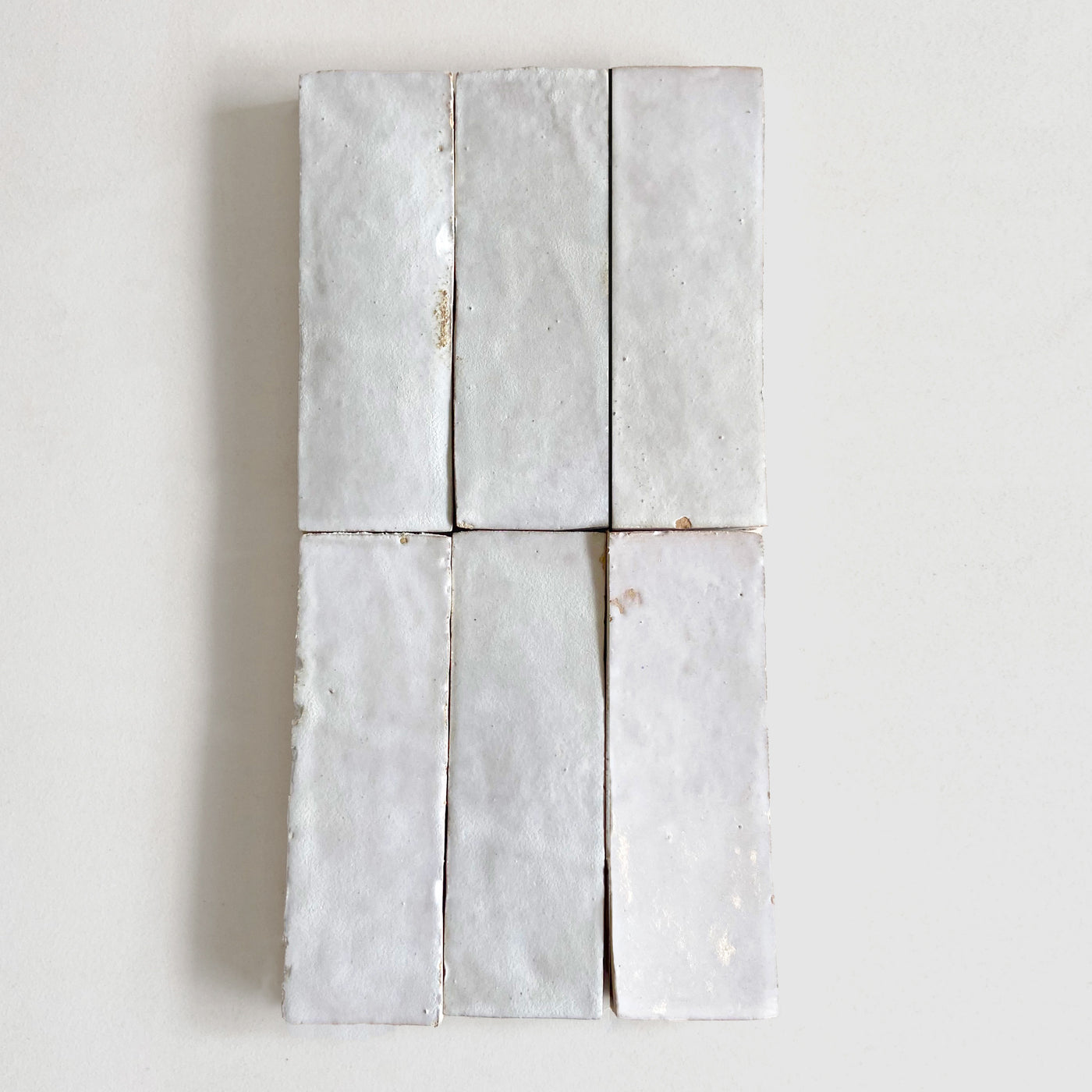 Tiles of Ezra Moroccan Zellige Thin Bejmat-SNOW-6x2 (Carton)