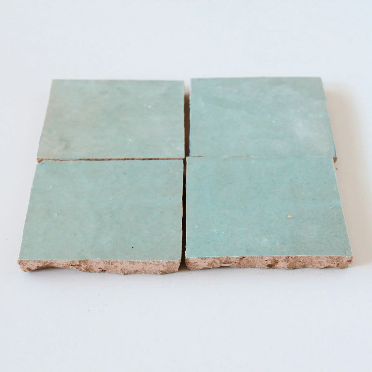Tiles of Ezra Moroccan Zellige-MOSS-4x4 (Carton)