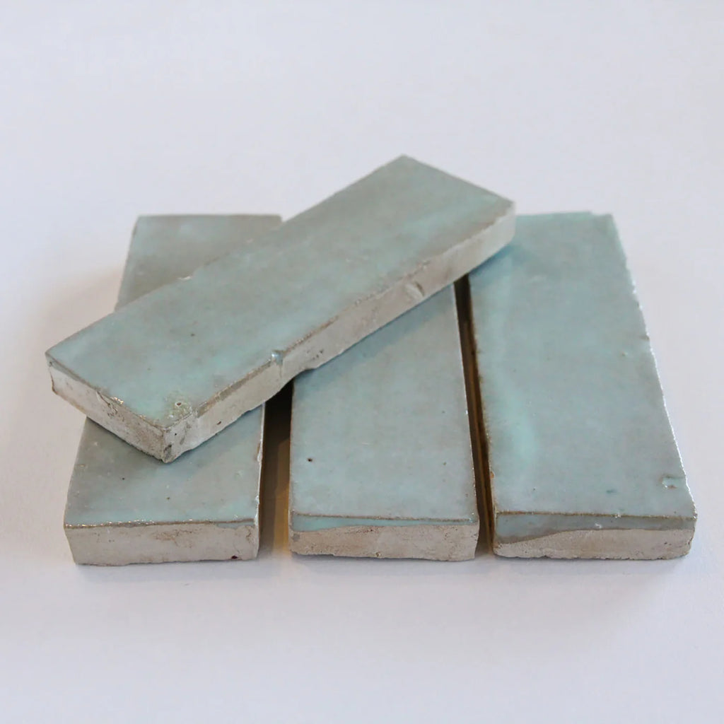 Tiles of Ezra Moroccan Zellige Thin Bejmat-MOSS-6x2 (Carton)