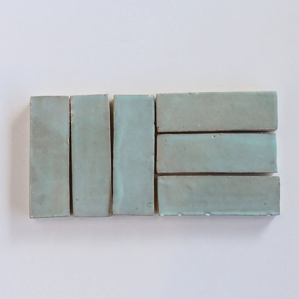 Tiles of Ezra Moroccan Zellige Thin Bejmat-MOSS-6x2 (Carton)