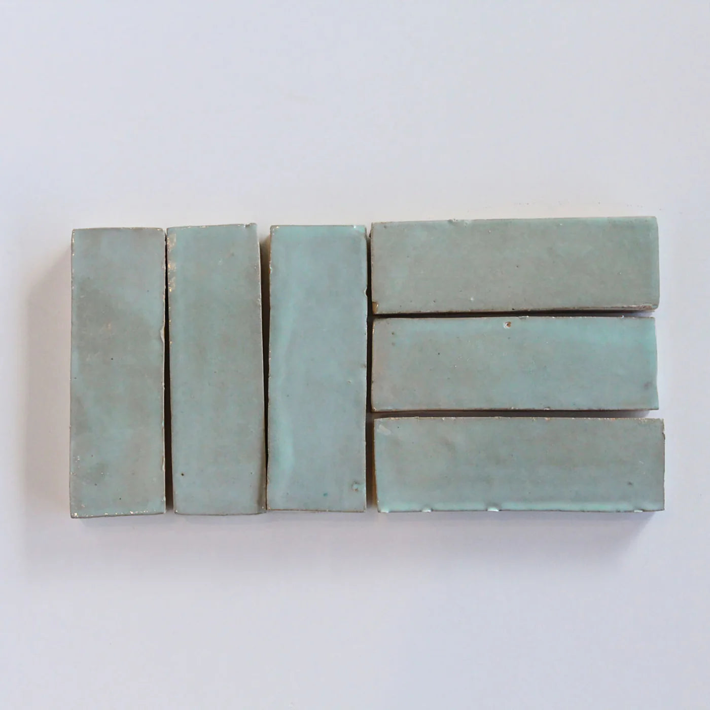 Tiles of Ezra Moroccan Zellige Thin Bejmat-MOSS-6x2 (Carton)