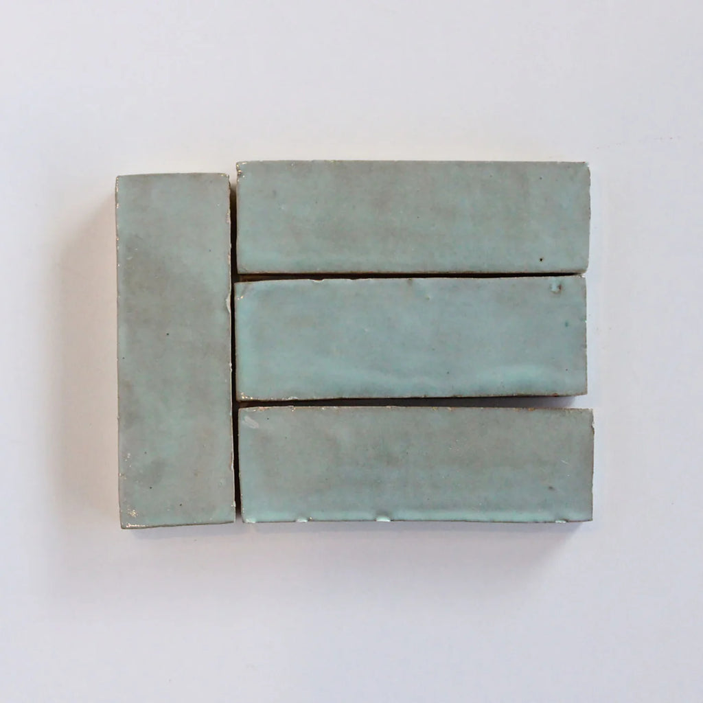 Tiles of Ezra Moroccan Zellige Thin Bejmat-MOSS-6x2 (Carton)