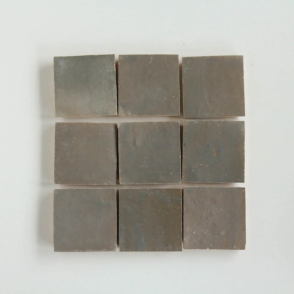 Tiles of Ezra Moroccan Zellige-MUSHROOM-4x4 (Carton)