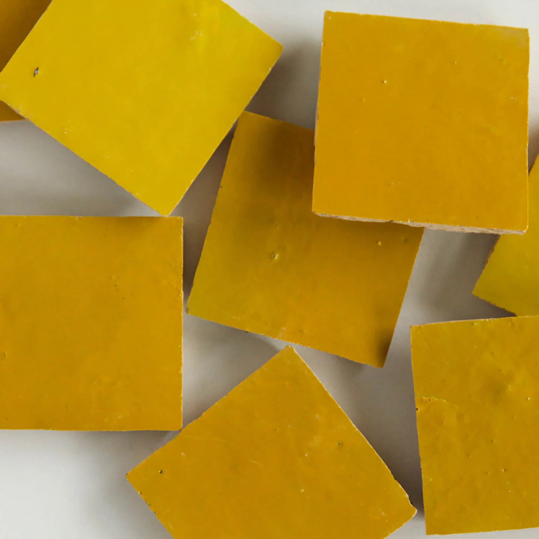 Tiles of Ezra Moroccan Zellige-MUSTARD-4x4 (Carton)