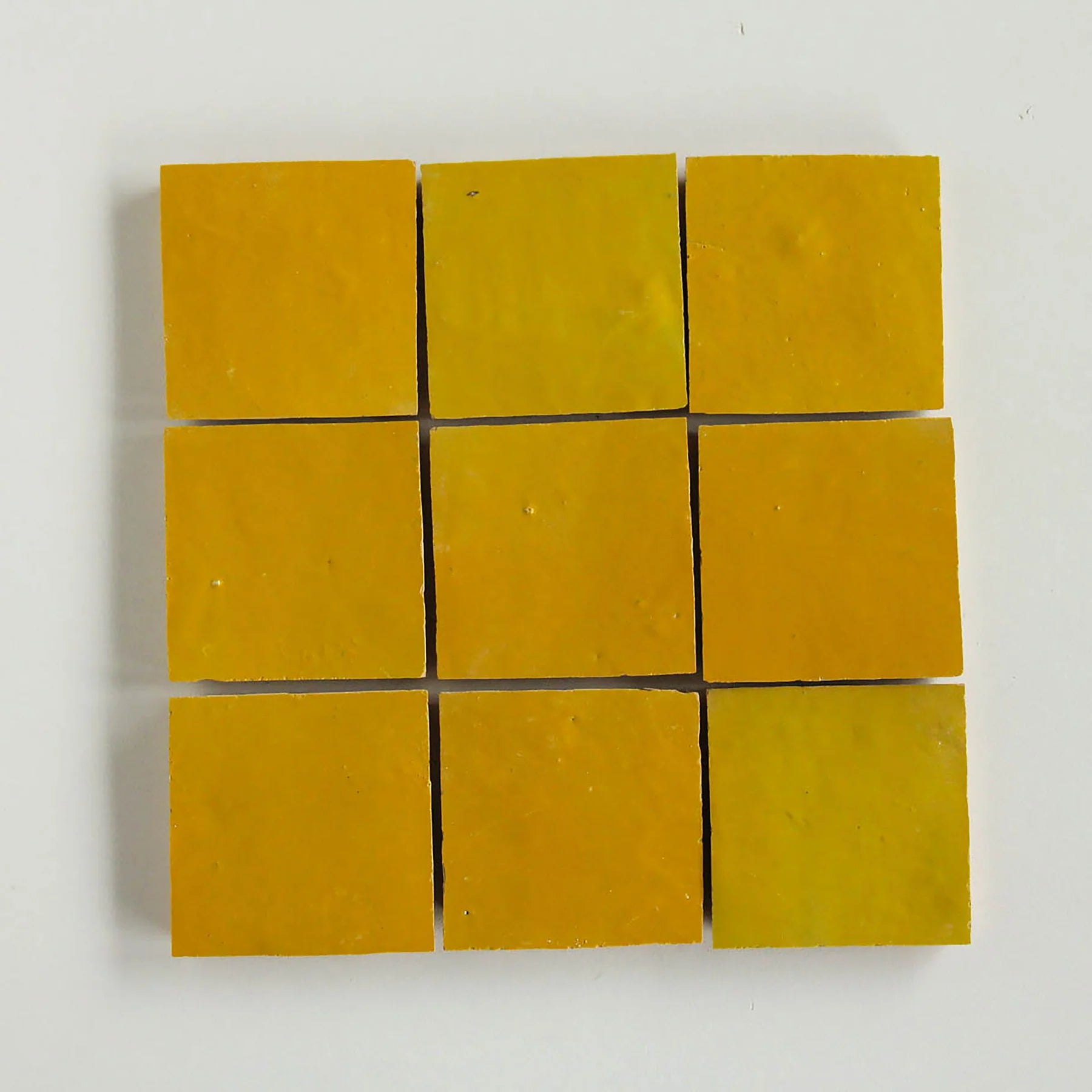 Tiles of Ezra Moroccan Zellige-MUSTARD-4x4 (Carton)