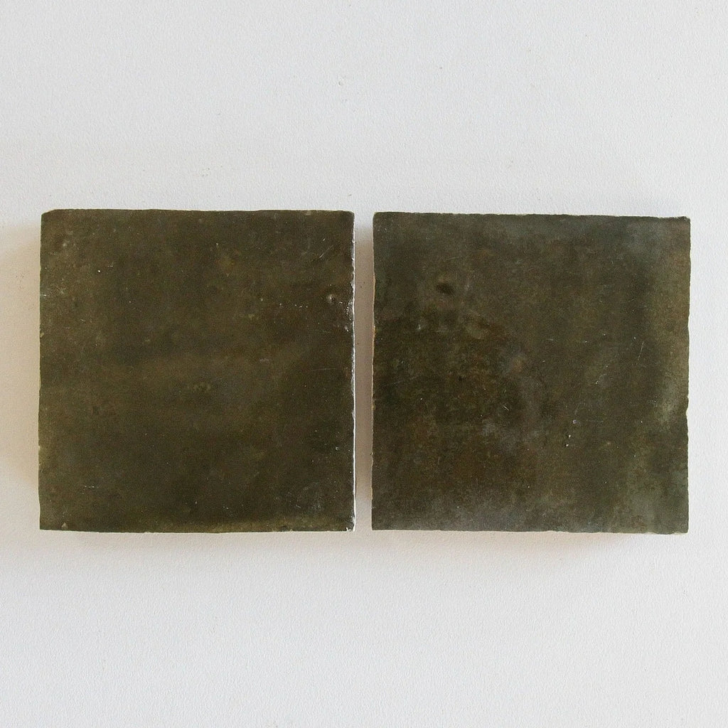 Tiles of Ezra Moroccan Zellige-OLIVA-4x4 (Carton)