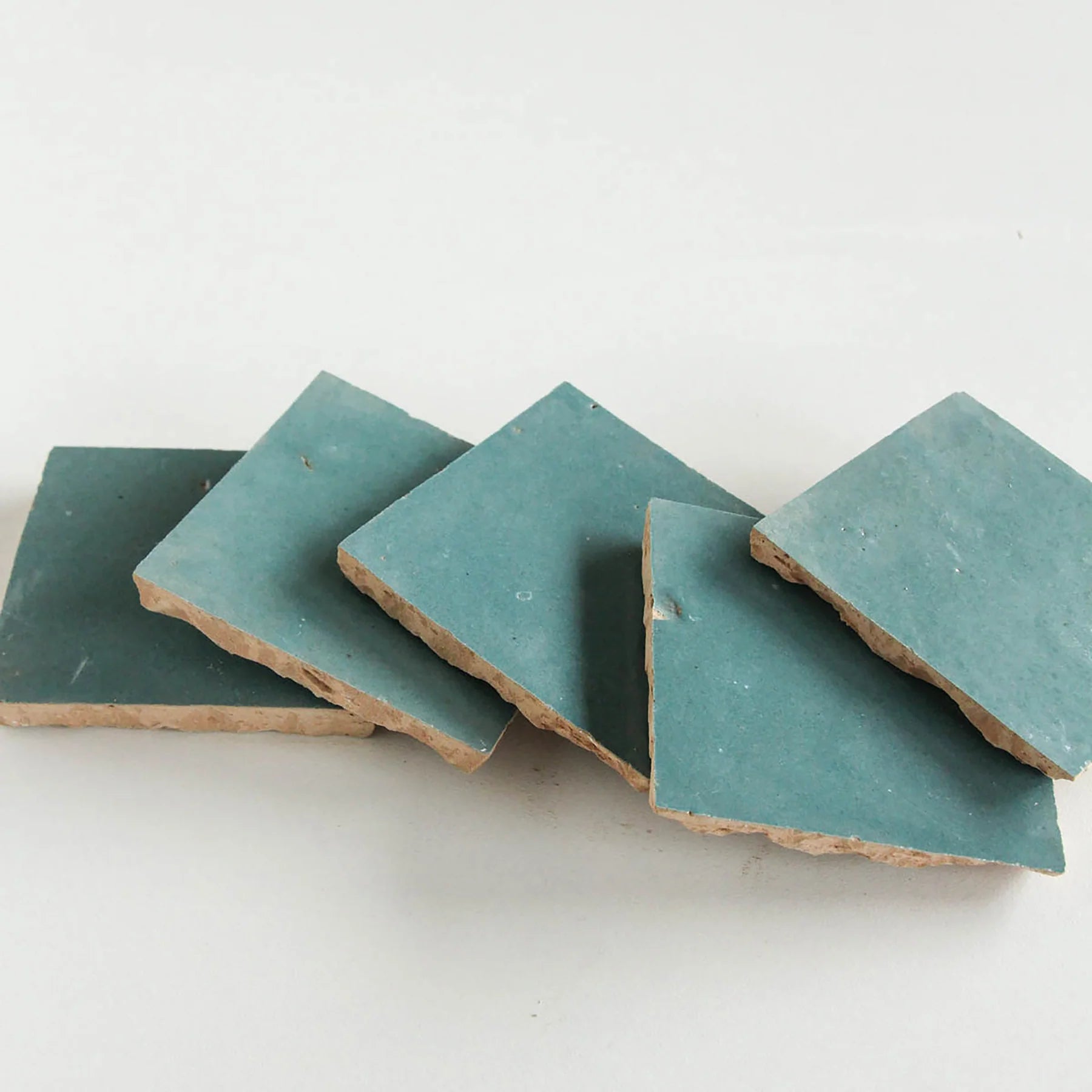 Tiles of Ezra Moroccan Zellige-PEACOCK-4x4 (Carton)