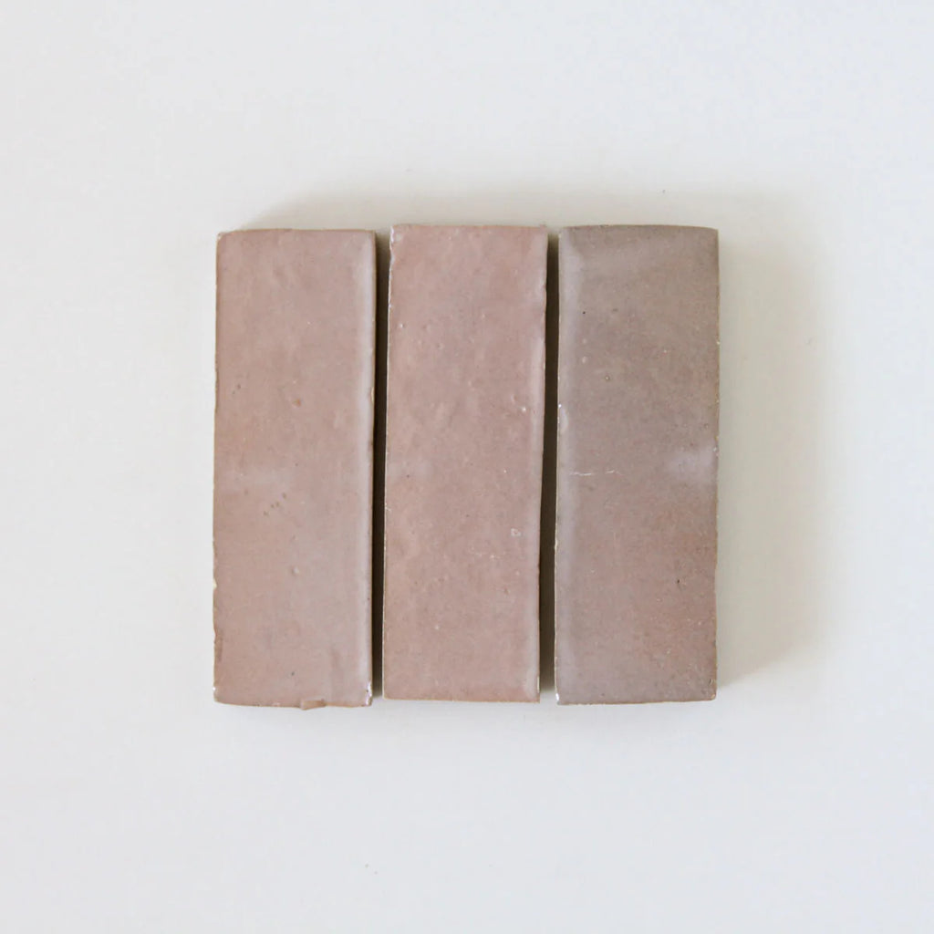 Tiles of Ezra Moroccan Zellige Thin Bejmat-MOROCCAN PINK-6x2 (Carton)