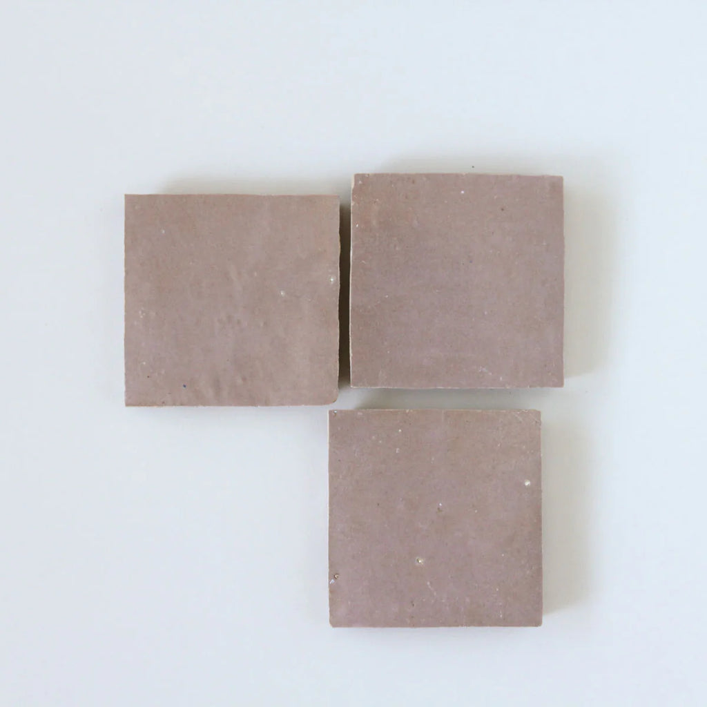 Tiles of Ezra Moroccan Zellige-MOROCCAN PINK-4x4 (Carton)