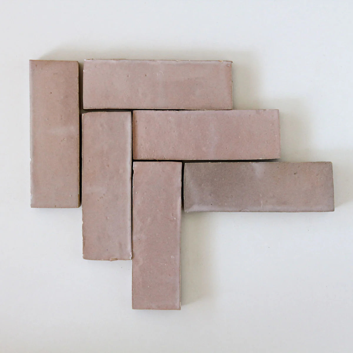 Tiles of Ezra Moroccan Zellige Thin Bejmat-MOROCCAN PINK-6x2 (Carton)