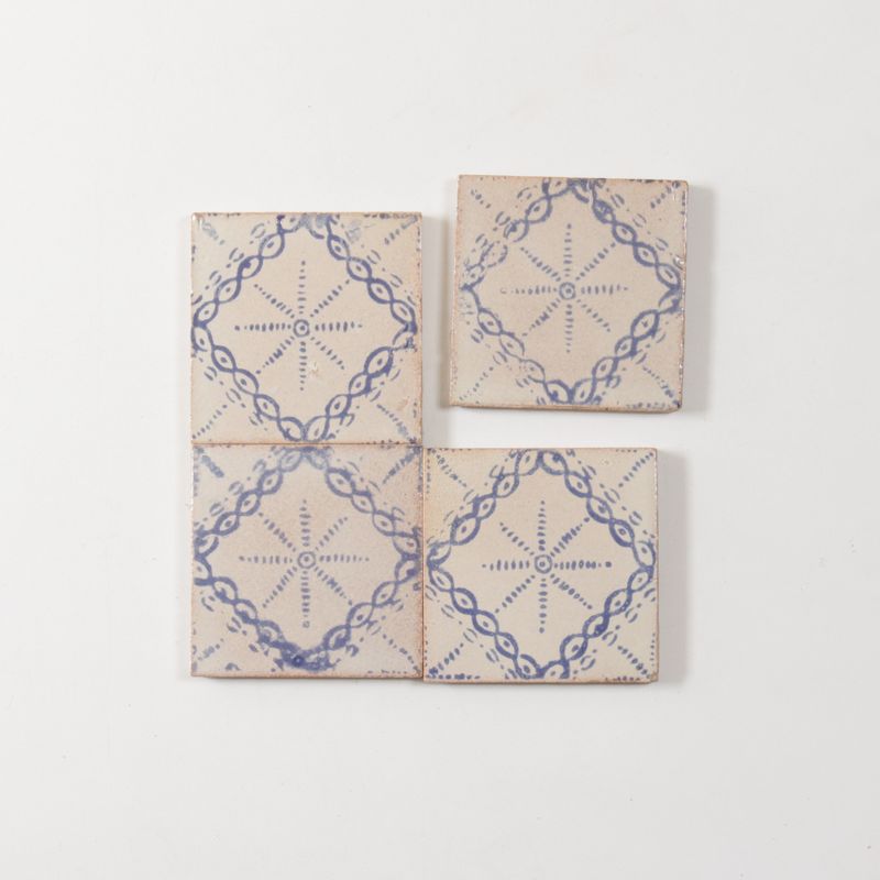 Tiles of Ezra - Amano - Rayo Azul-4x4 (Carton)