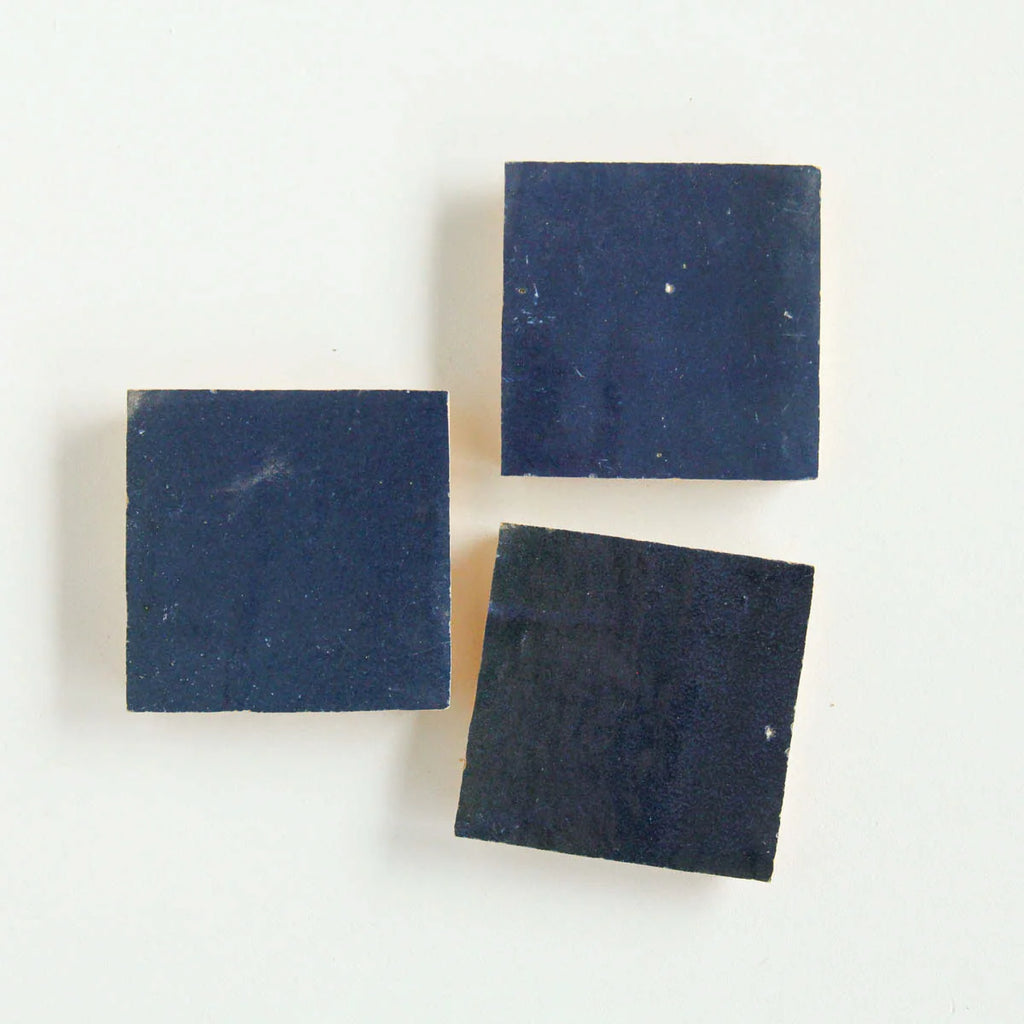 Tiles of Ezra Moroccan Zellige-ROYAL BLUE-4x4 (Carton)