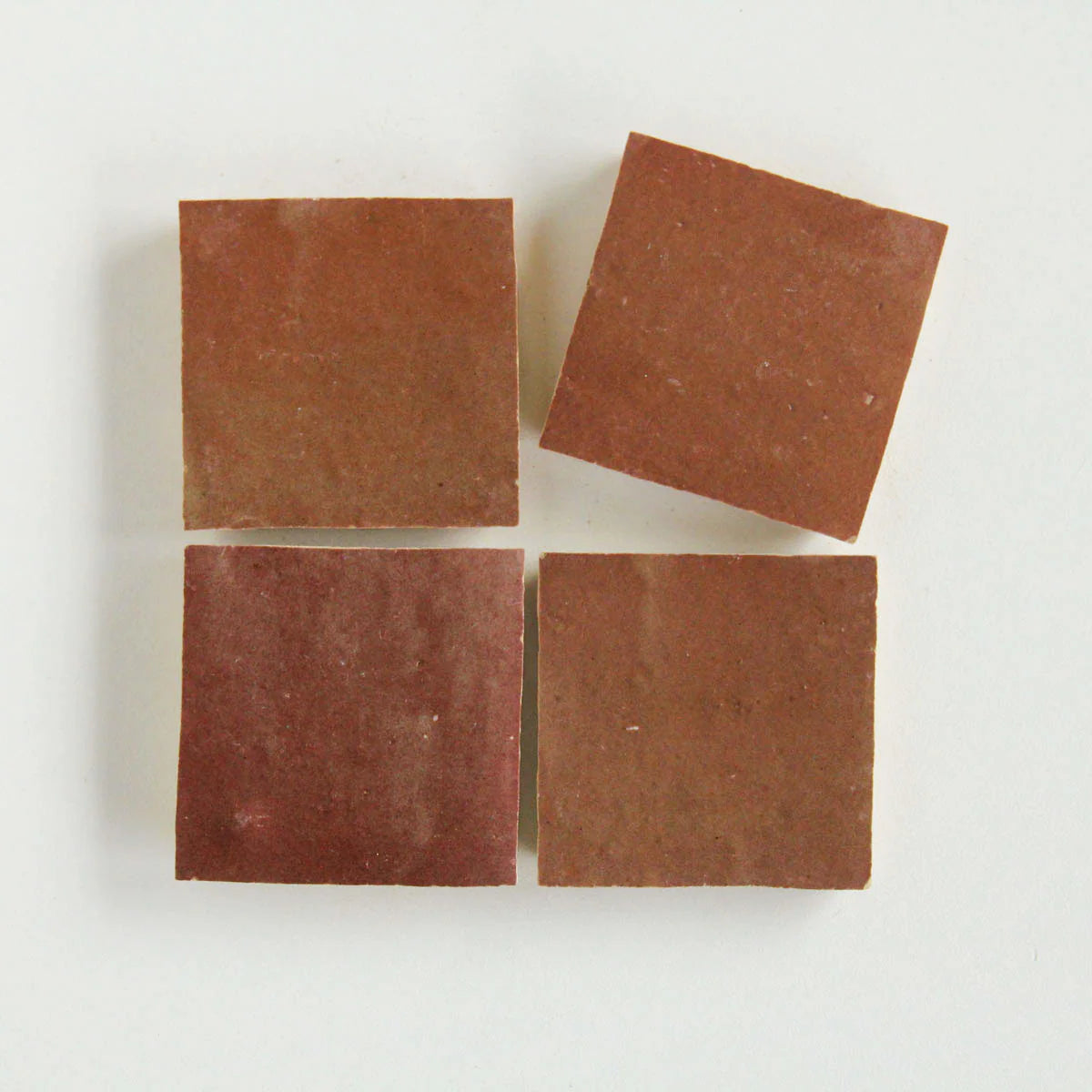 Tiles of Ezra Moroccan Zellige-RUST-4x4 (Carton)