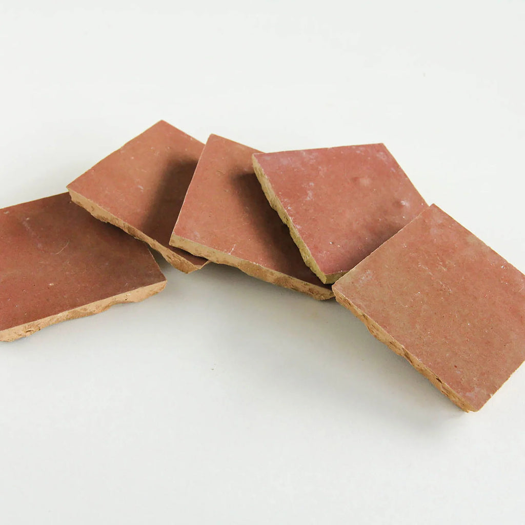 Tiles of Ezra Moroccan Zellige-RUST-4x4 (Carton)