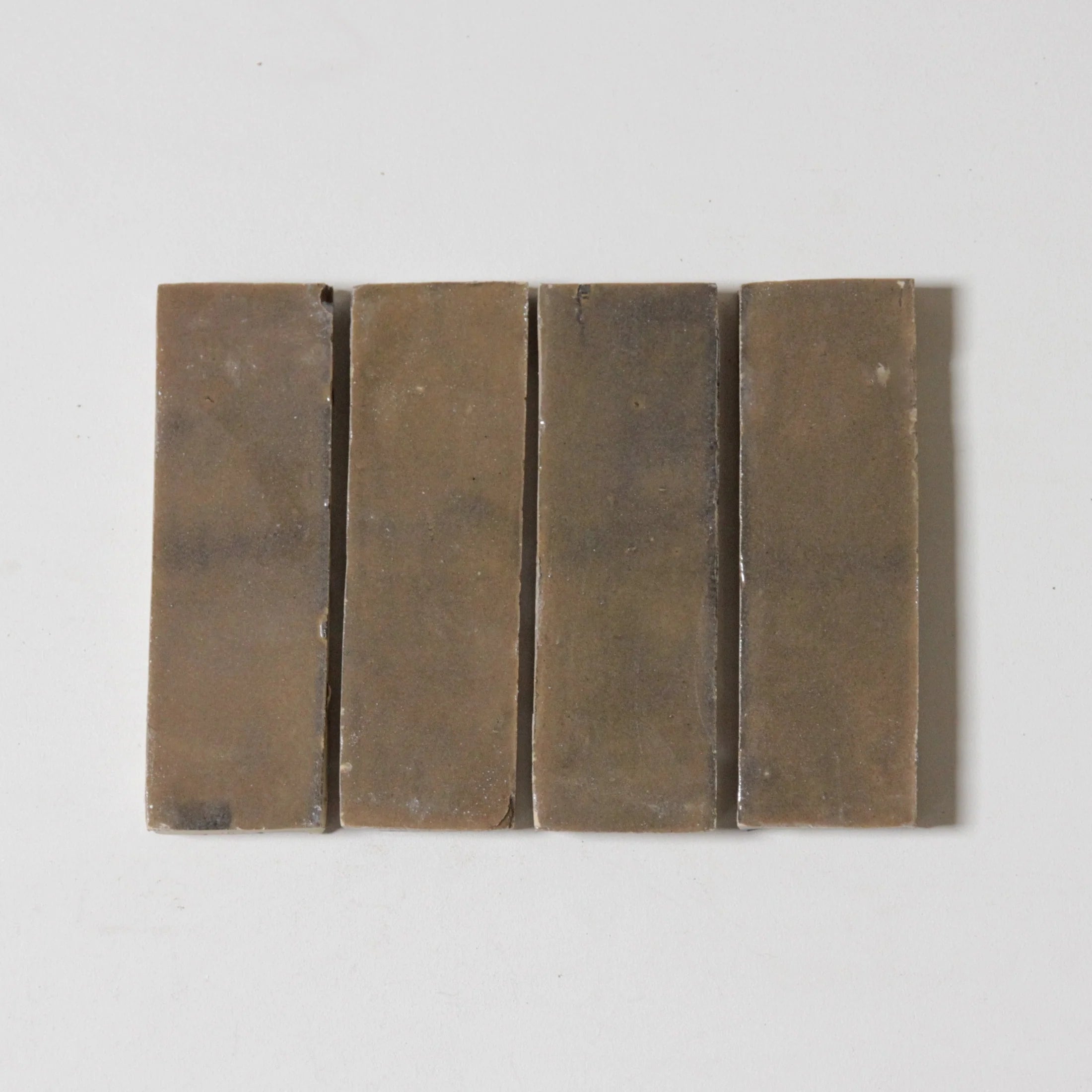 Tiles of Ezra Moroccan Zellige Thin Bejmat-SHIITAKE-6x2 (Carton)