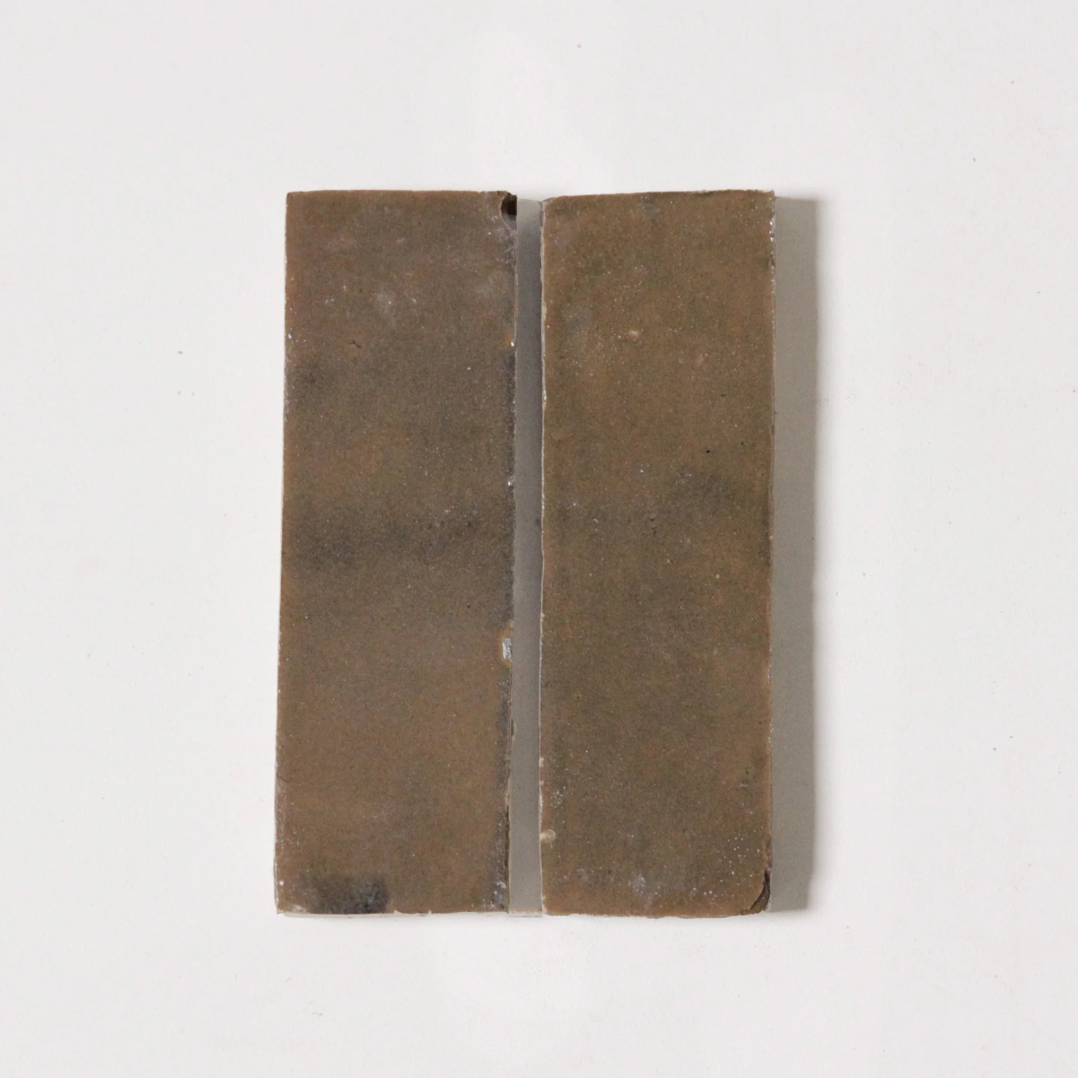 Tiles of Ezra Moroccan Zellige Thin Bejmat-SHIITAKE-6x2 (Carton)