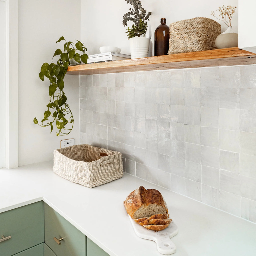 Tiles of Ezra Moroccan Zellige-SNOW-4x4 (Carton)