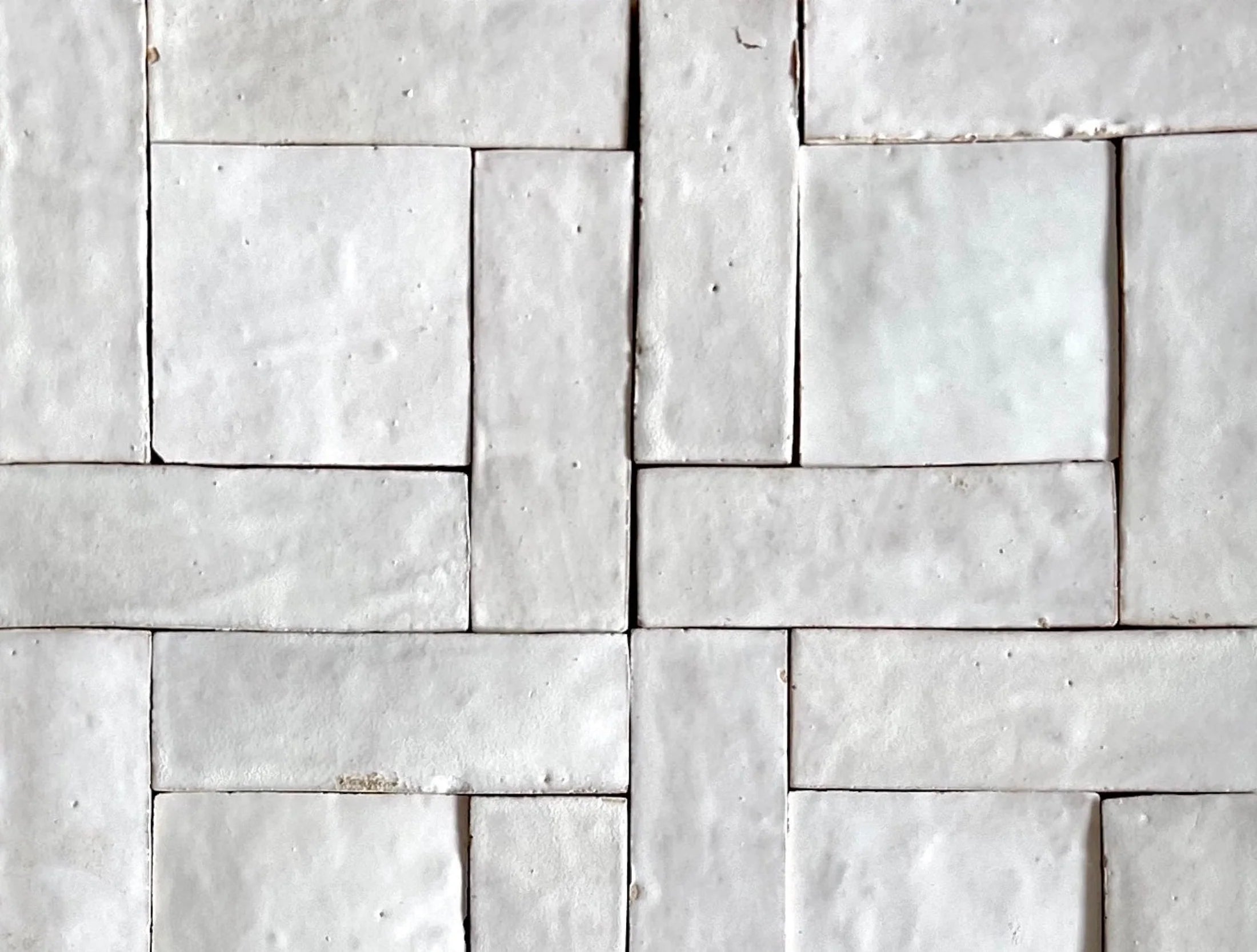 Tiles of Ezra Moroccan Zellige Thin Bejmat-SNOW-6x2 (Carton)