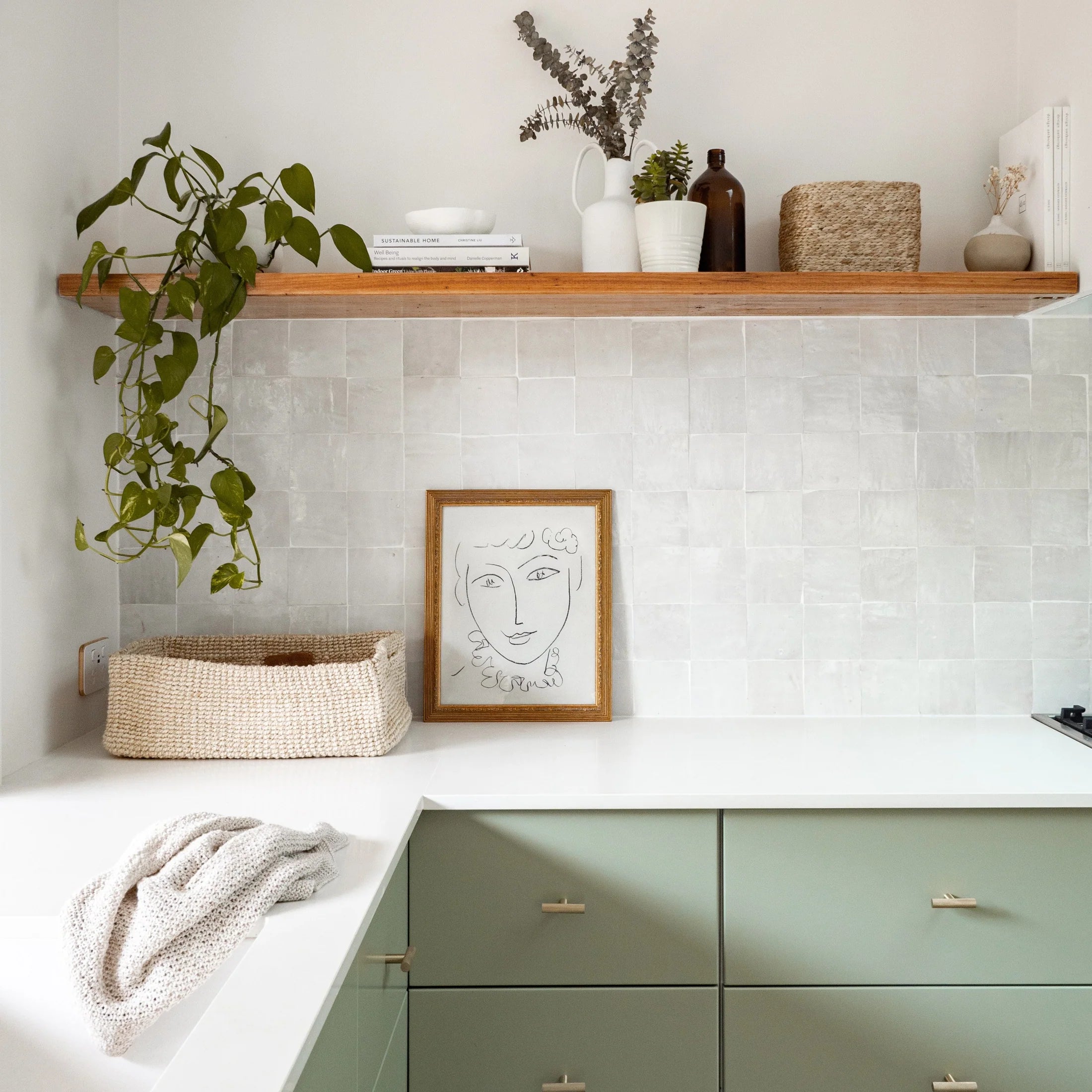Tiles of Ezra Moroccan Zellige-SNOW-4x4 (Carton)