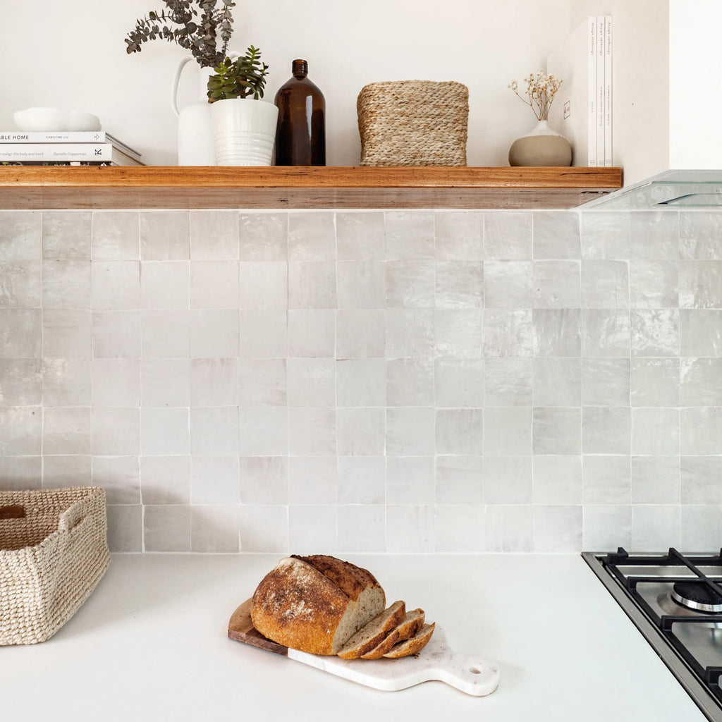 Tiles of Ezra Moroccan Zellige-SNOW-4x4 (Carton)