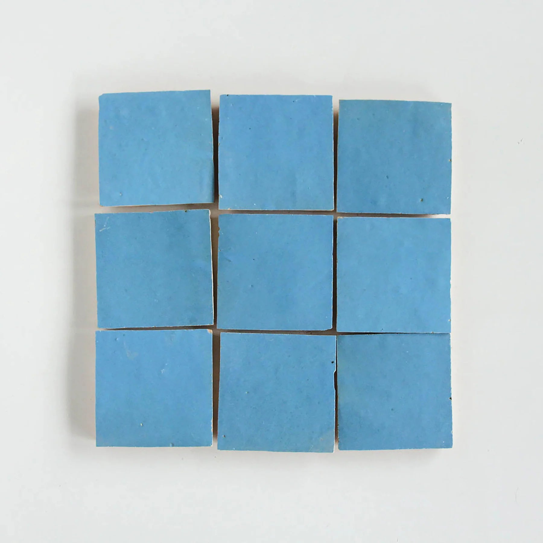 Tiles of Ezra Moroccan Zellige-TEAL-4x4 (Carton)