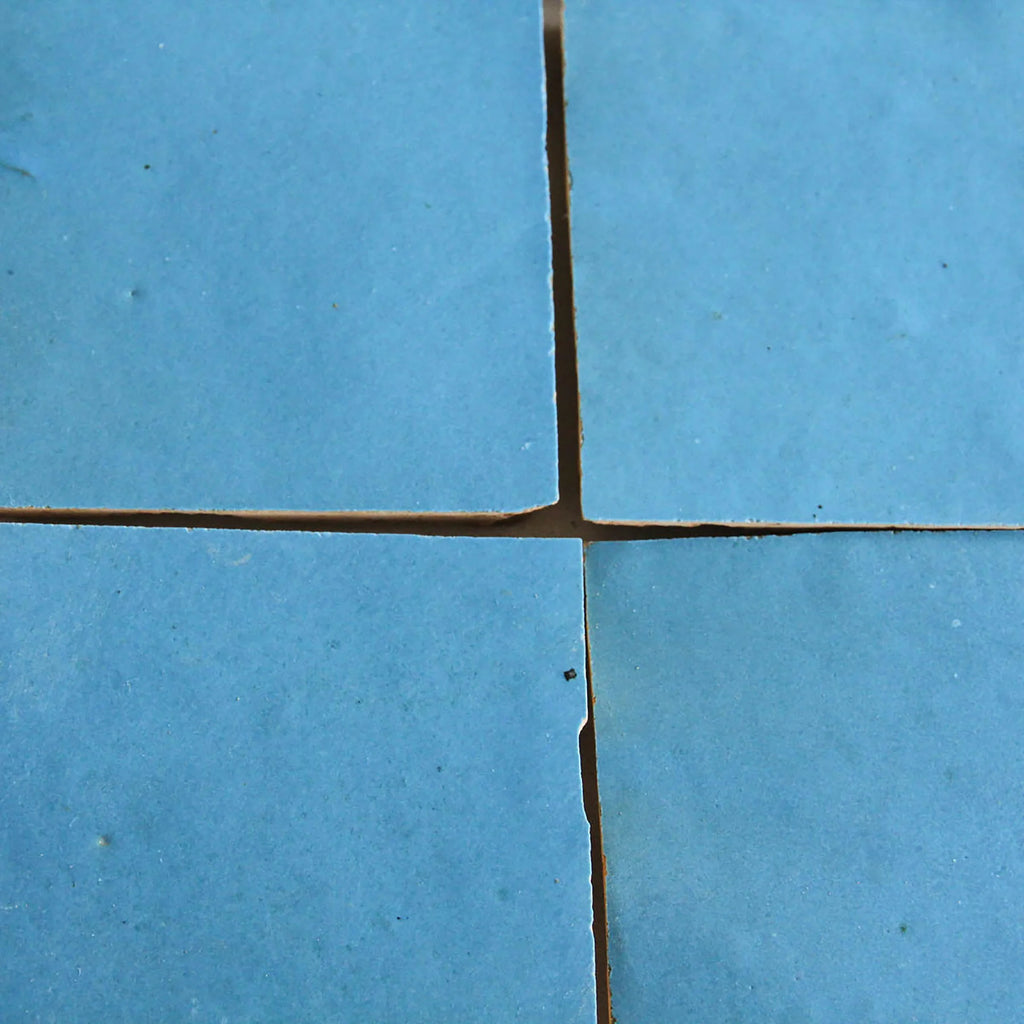 Tiles of Ezra Moroccan Zellige-TEAL-4x4 (Carton)