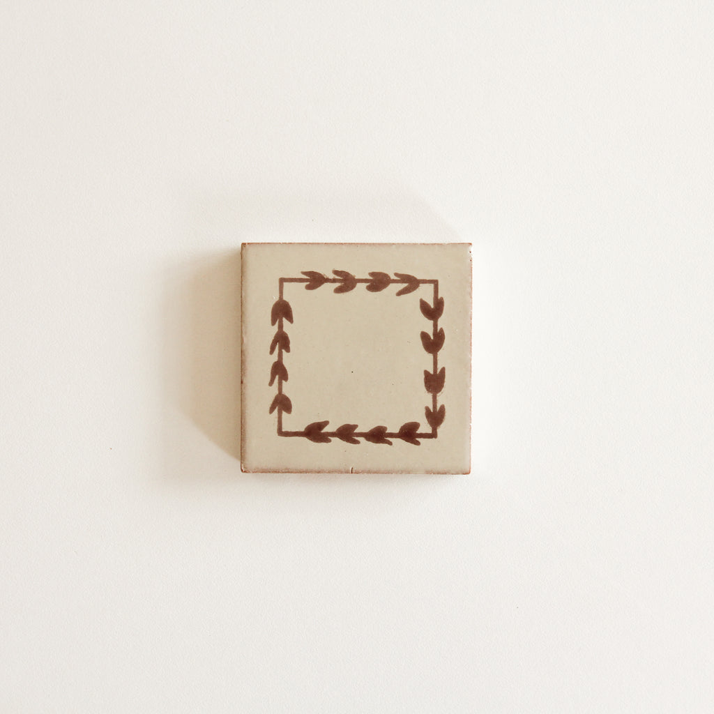 Tiles of Ezra - Amano - Tulip Chocolate-4x4 (Carton)