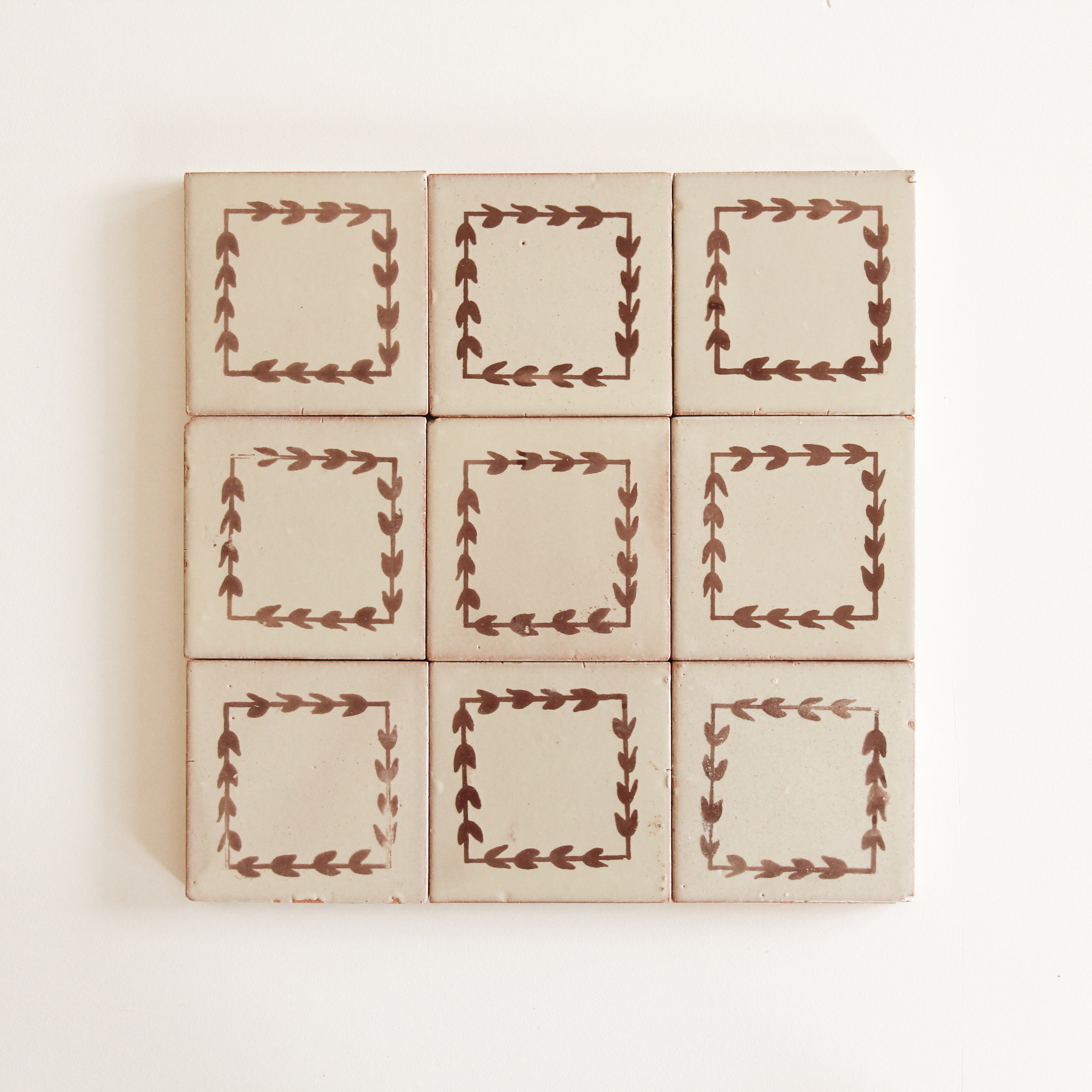 Tiles of Ezra - Amano - Tulip Chocolate-4x4 (Carton)